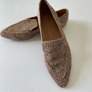 Madewell Frances Spotted Calf Hair Skimmer - Size 7 - Gently worn